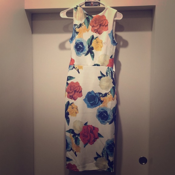 True violet midi body on dress - Picture 1 of 5